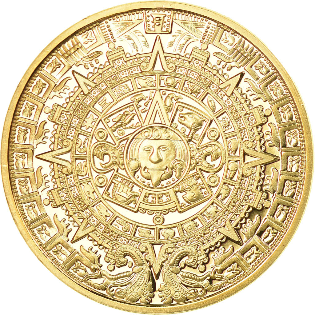Mexique, Médaille, The Prophecy of the Mayan Long-Count Calendar, 2012, FDC