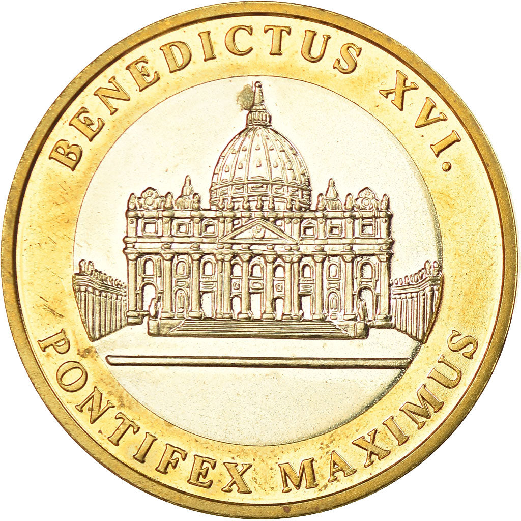 Vatican, Medal, Le Pape Benoit XVI, 2006, MS(65-70), Bi-Metallic