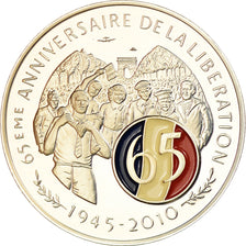 France, Medal, 65ème Anniversaire de la Libération, MS(65-70), Silver