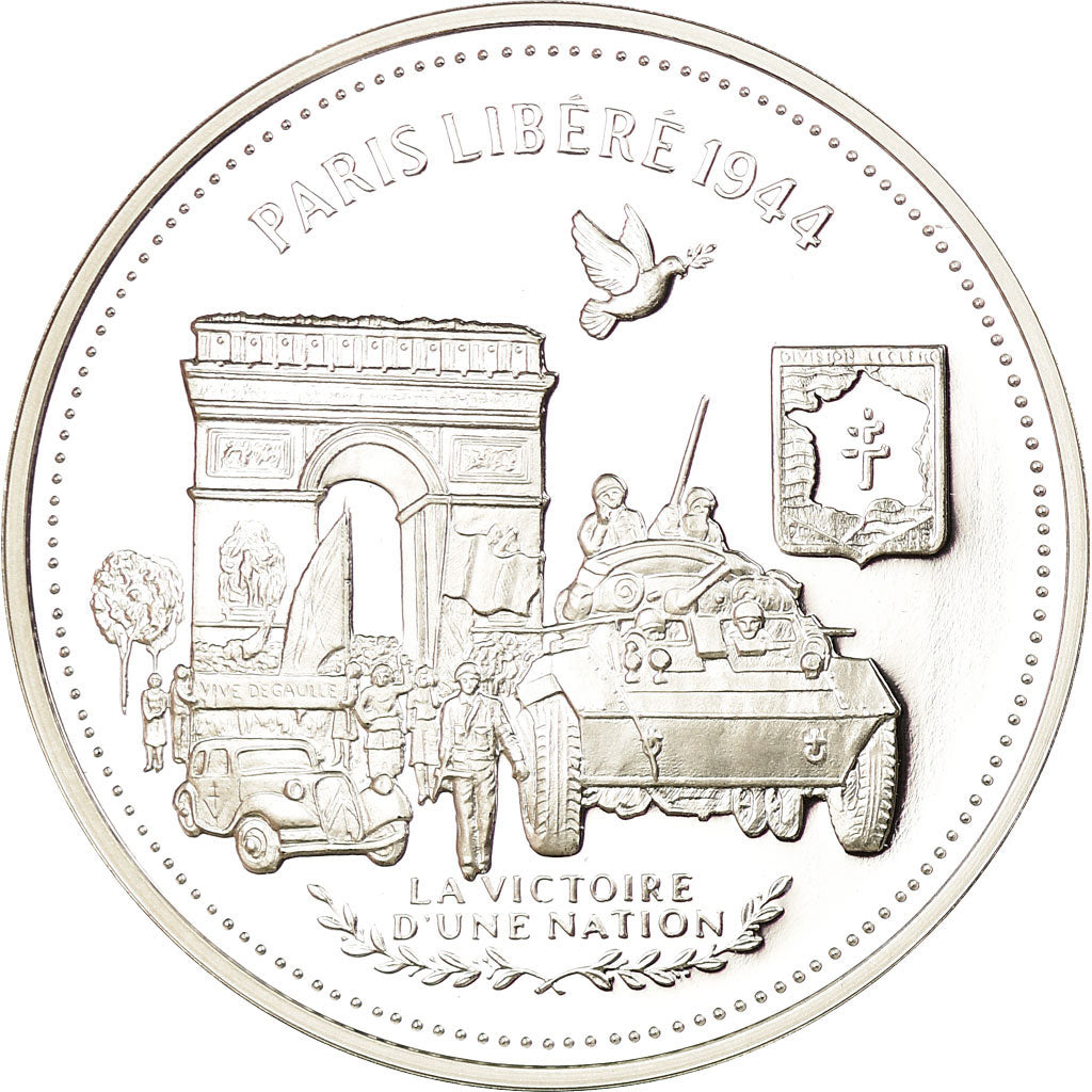 France, Medal, Seconde Guerre Mondiale, Paris Libéré, 25 Août 1944