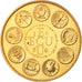 France, Médaille, Ecu Europa, Europe Assise, 1980, Rodier, FDC, Gilt Bronze