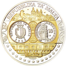 Malta, Medal, Euro, Europa, MS(65-70), Silver