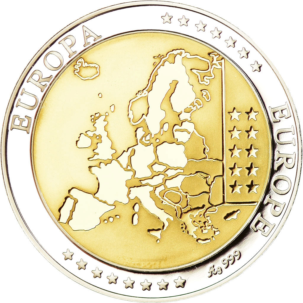 Malta, Medal, Euro, Europa, MS(65-70), Silver