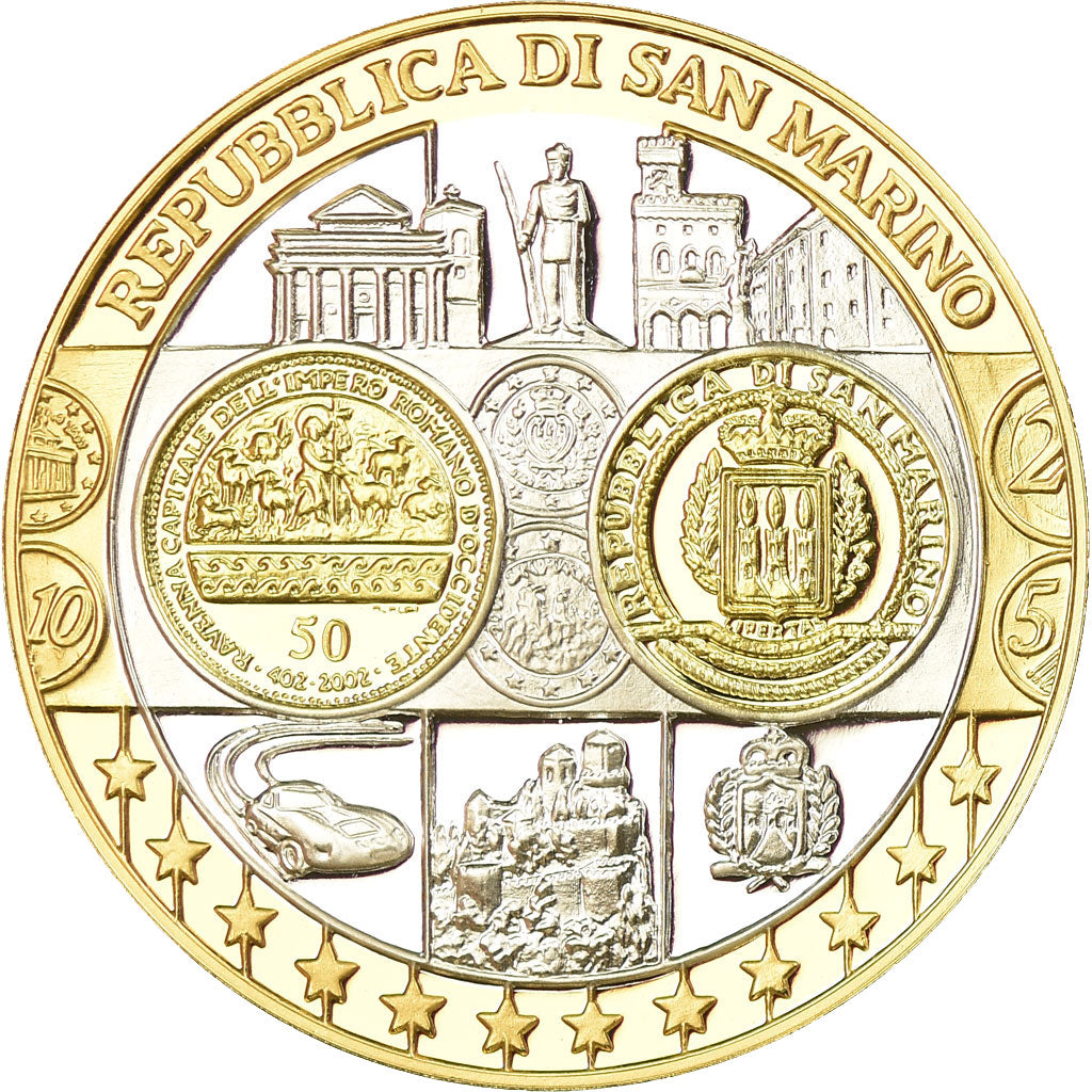 San Marino, Medaille, Euro, Europa, STGL, Silber