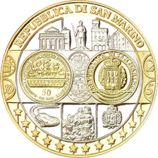 San Marino, Medaille, Euro, Europa, STGL, Silber