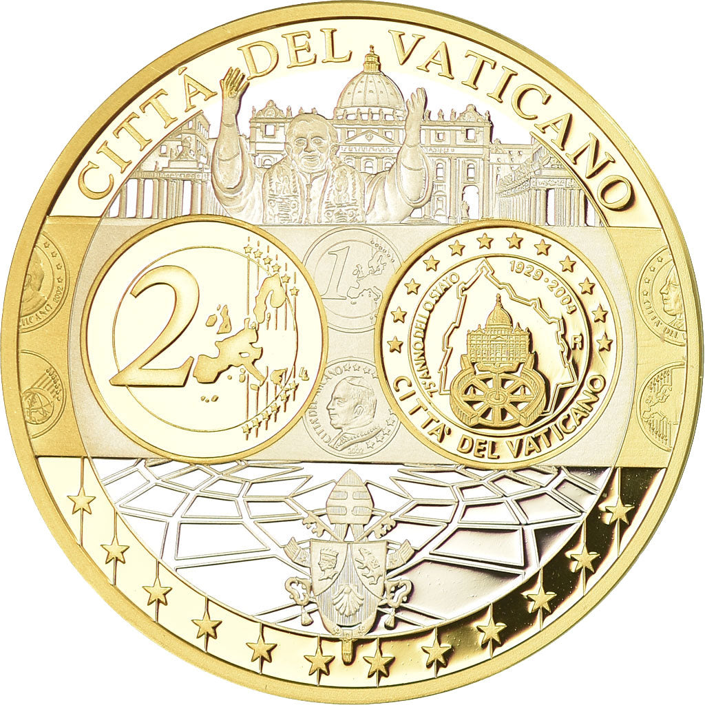 Vatican, Medal, L'Europe, Vatican, MS(65-70), Silver
