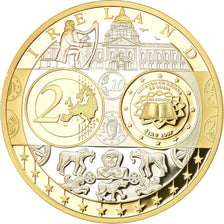 Ierland, Medaille, Euro, Europa, FDC, Zilver