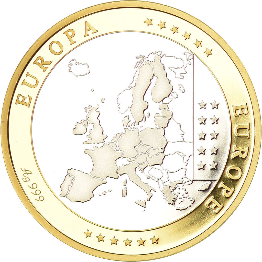 Ireland, Medal, Euro, Europa, MS(65-70), Silver
