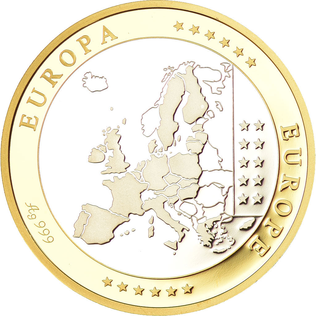 Mónaco, Medal, L'Europe, Monaco, MS(65-70), Prata
