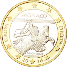 Monaco, Medal, Europe, 5 Euro Essai, 2013, MS(65-70), Bi-Metallic