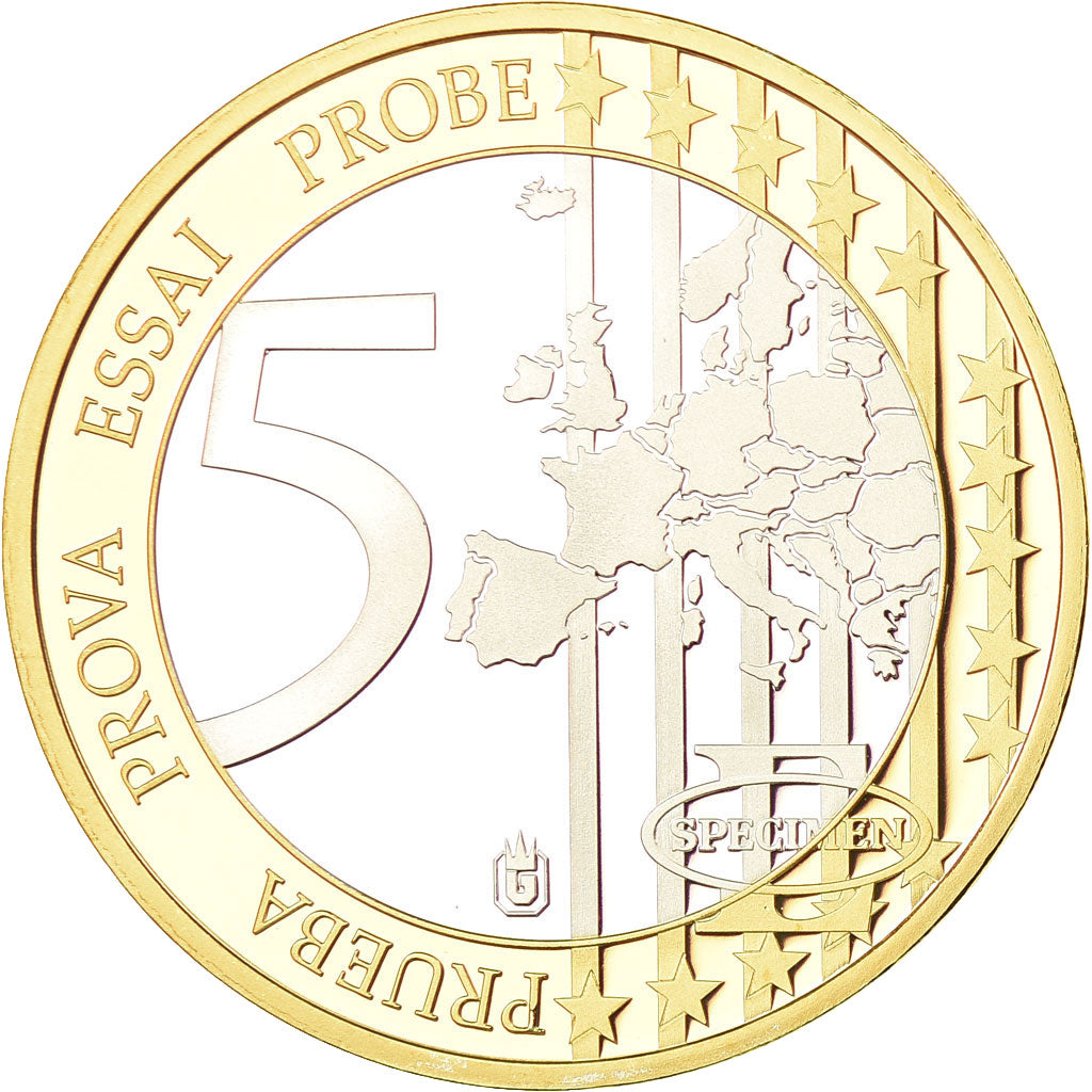 Monaco, Medal, Europe, 5 Euro Essai, 2013, MS(65-70), Bi-Metallic