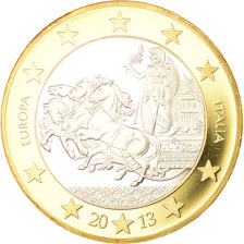 Italia, medaglia, Europe, 5 Euro Essai, 2013, FDC, Bi-metallico