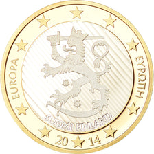 Finland, Medal, Europe, 5 Euro Essai, 2014, MS(65-70), Bi-Metallic