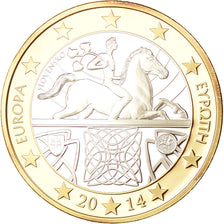 Grèce, Médaille, Europe, 5 Euro Essai, 2014, FDC, Bi-Metallic
