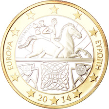 Grecia, medaglia, Europe, 5 Euro Essai, 2014, FDC, Bi-metallico