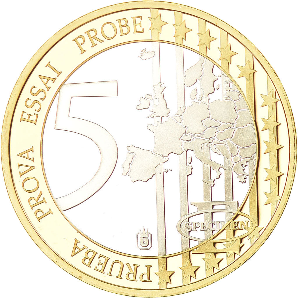 Grèce, Médaille, Europe, 5 Euro Essai, 2014, FDC, Bi-Metallic