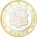 Andorra, Medal, Europe, 5 Euro Essai, 2014, MS(65-70), Bi-Metallic