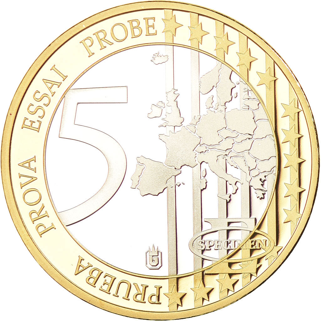 Andorra, Medal, Europe, 5 Euro Essai, 2014, MS(65-70), Bi-Metallic