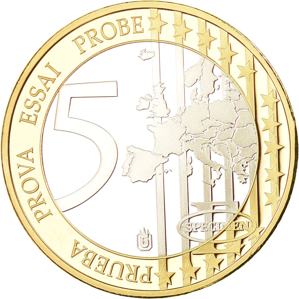 Latvia, Medal, Europe, 5 Euro Essai, 2014, MS(65-70), Bi-Metallic