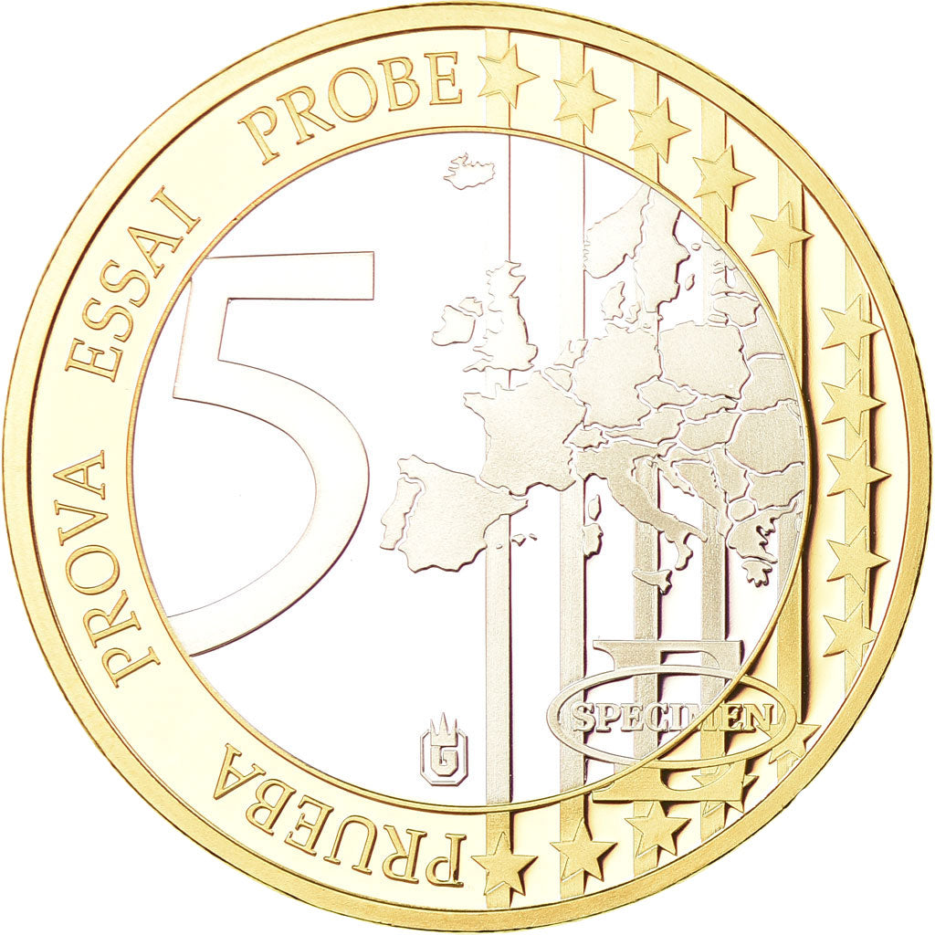 République Tchèque, Médaille, Europe, 5 Euro Essai, 2014, FDC, Bi-Metallic