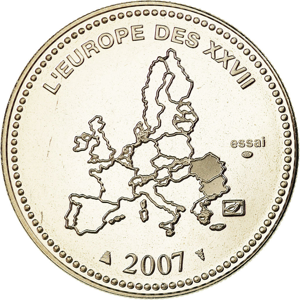 France, Médaille, L'Europe des XXVII, La Slovénie entre dans l'Euro, 2007