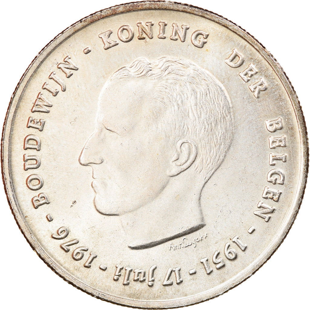 Coin, Belgium, 250 Francs, 250 Frank, 1976, Brussels, AU(50-53), Silver
