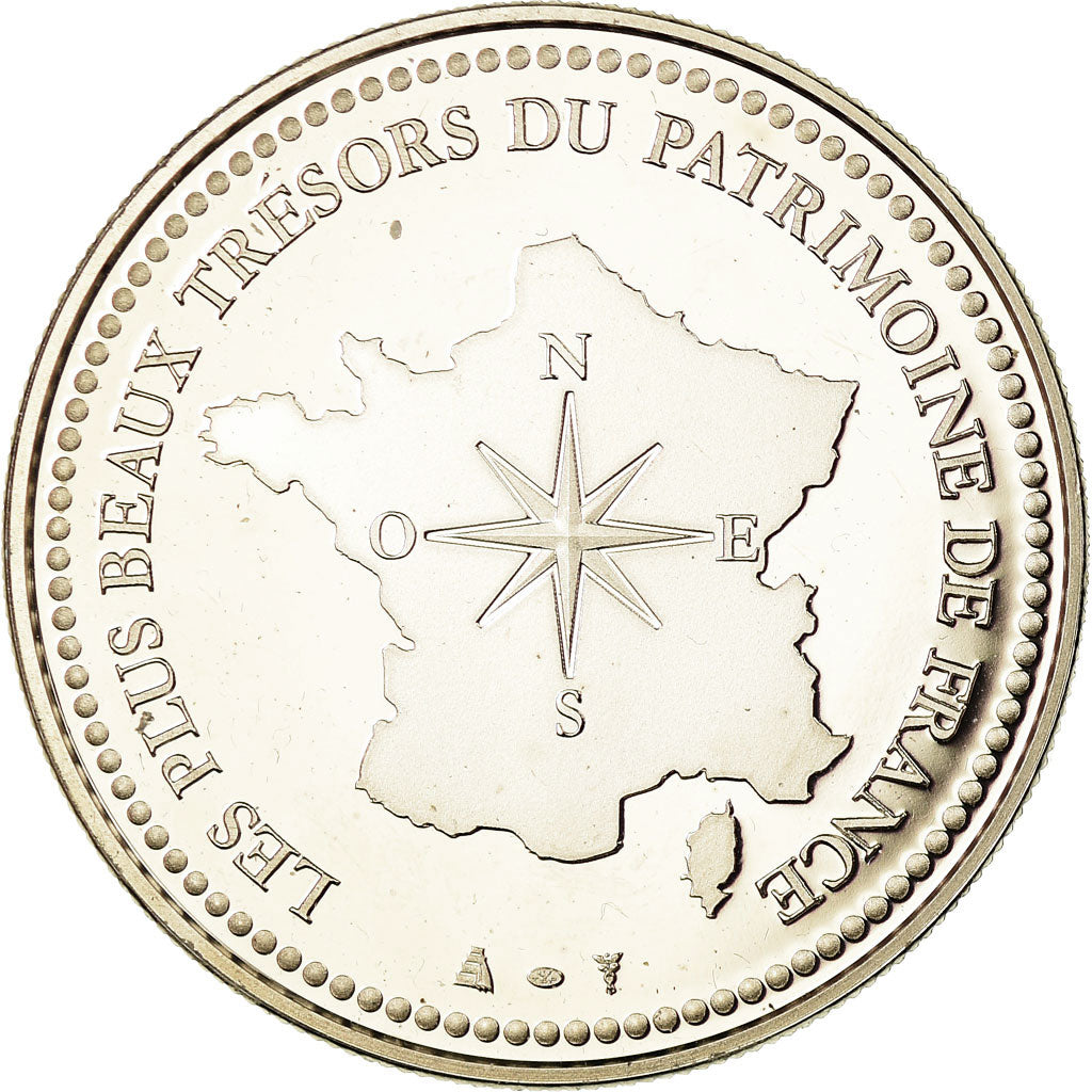 Francia, medalla, Les plus beaux trésors du patrimoine de France, Tour Eiffel