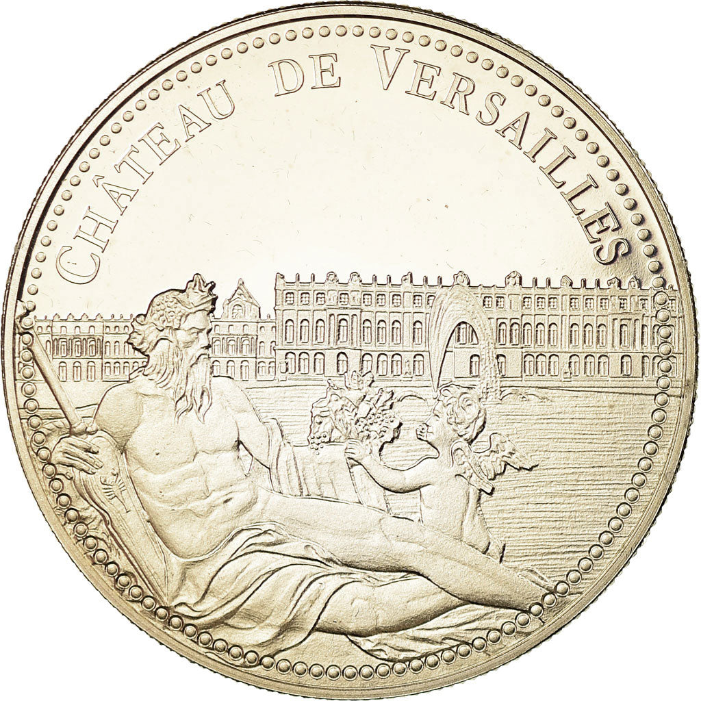 France, Médaille, Le Château de Versailles, Arts & Culture, FDC, Copper-nickel