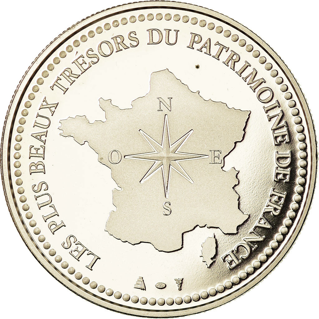 France, Médaille, Le Château de Versailles, Arts & Culture, FDC, Copper-nickel