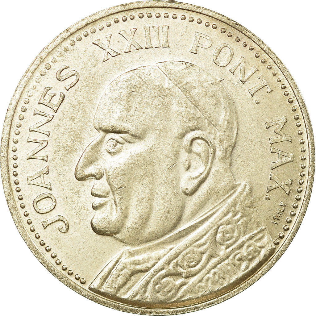Vatican, Medal, Le Pape Jean XXIII, MS(60-62), Silvered bronze