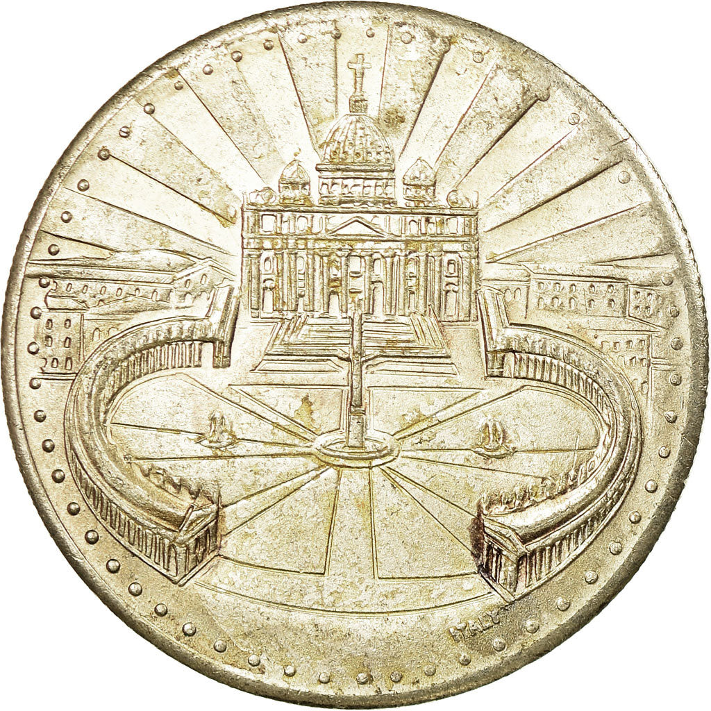 Vatican, Medal, Le Pape Jean XXIII, MS(60-62), Silvered bronze