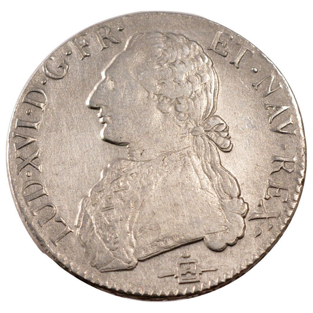 FRANCE, Écu aux branches d'olivier, ECU, 1785, Rouen, KM #564.3, VF(30-35), ...