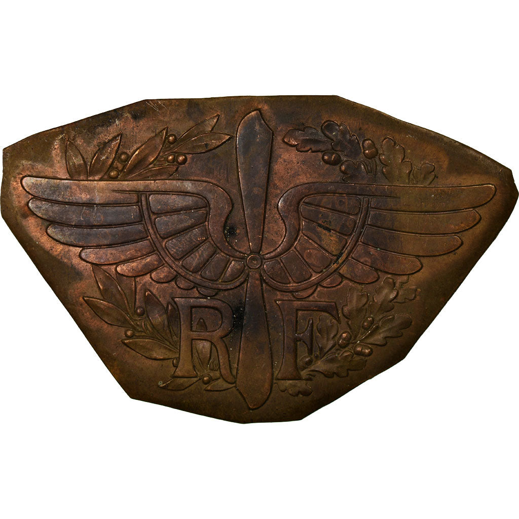 France, Médaille, Plaque, Armée de l'air, République Française, SPL, Cuivre