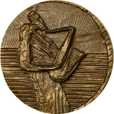 France, Medal, Musique, Le Saxophoniste, MS(63), Bronze