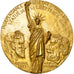 France, Medal, Statue de la Liberté, Gustave Eiffel, Bartholdi, 1986
