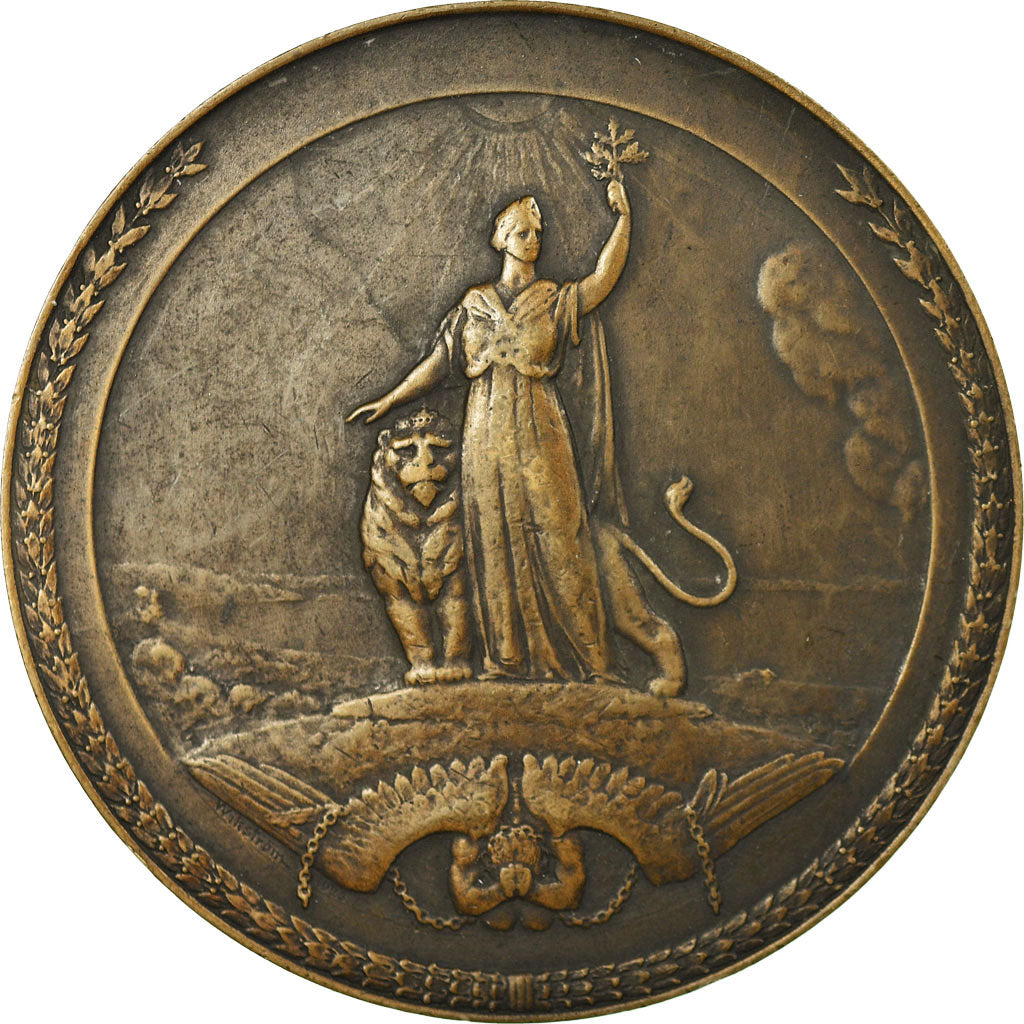 Finland, Medal, Indépendance de la Finlande, 1917, Wikström, AU(55-58), Bronze