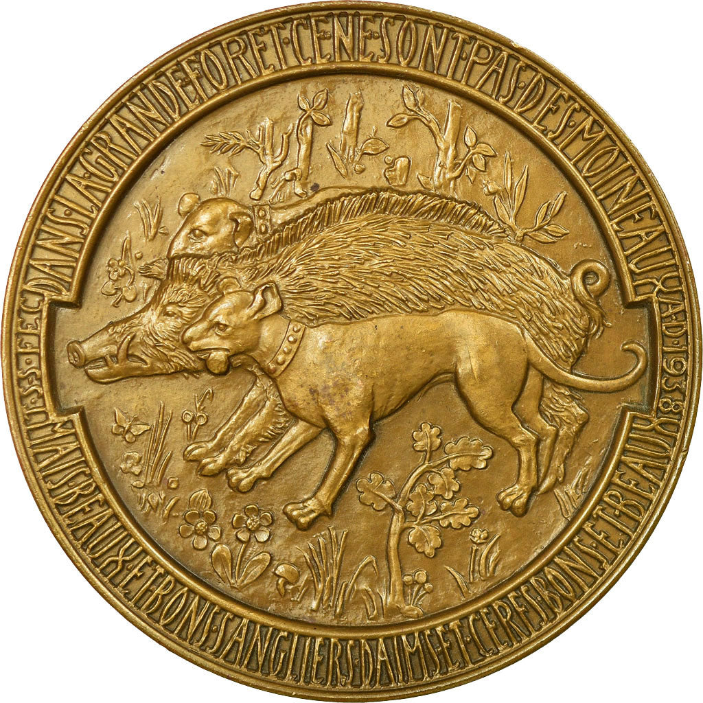 Francia, medaglia, A la Gloire de Barbizon et de Fontainebleau, SPL, Bronzo