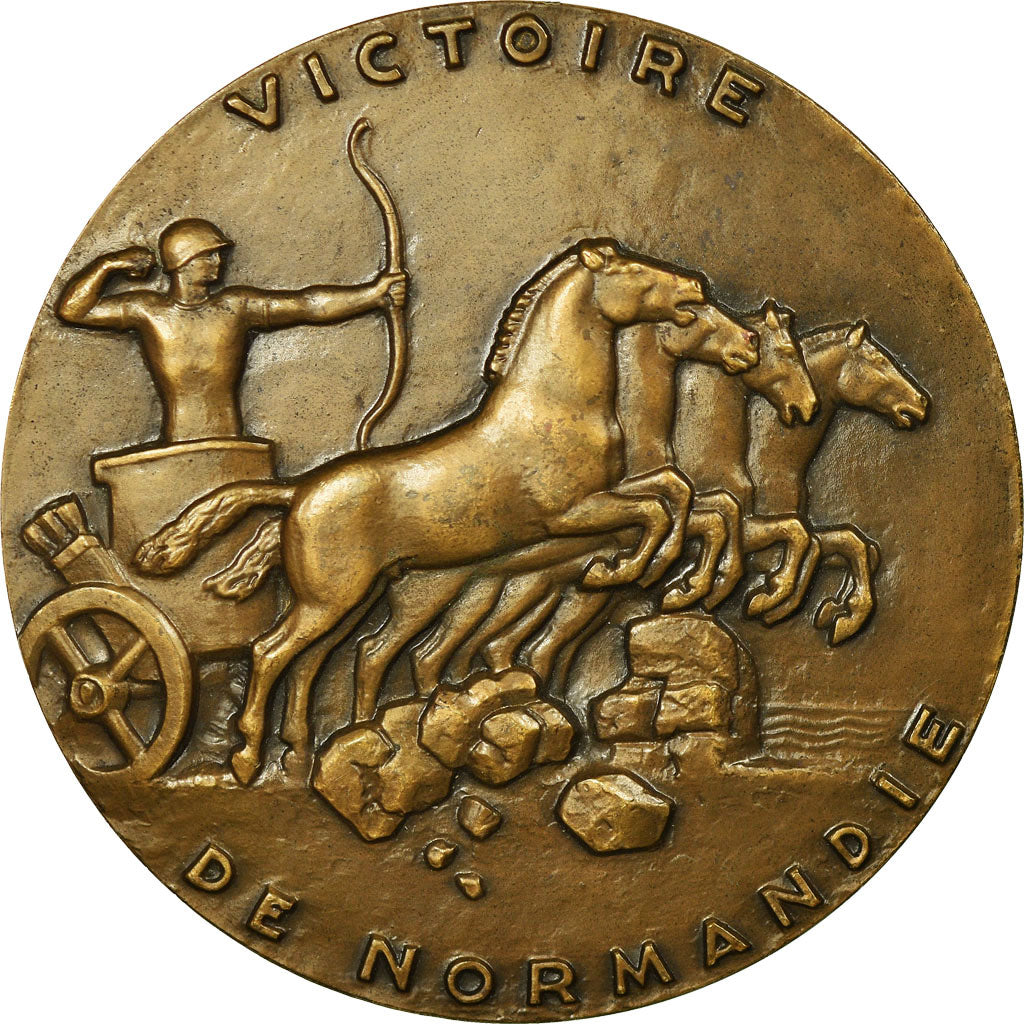 France, Medal, Seconde Guerre Mondiale, Victoire de Normandie, 1944, MS(63)