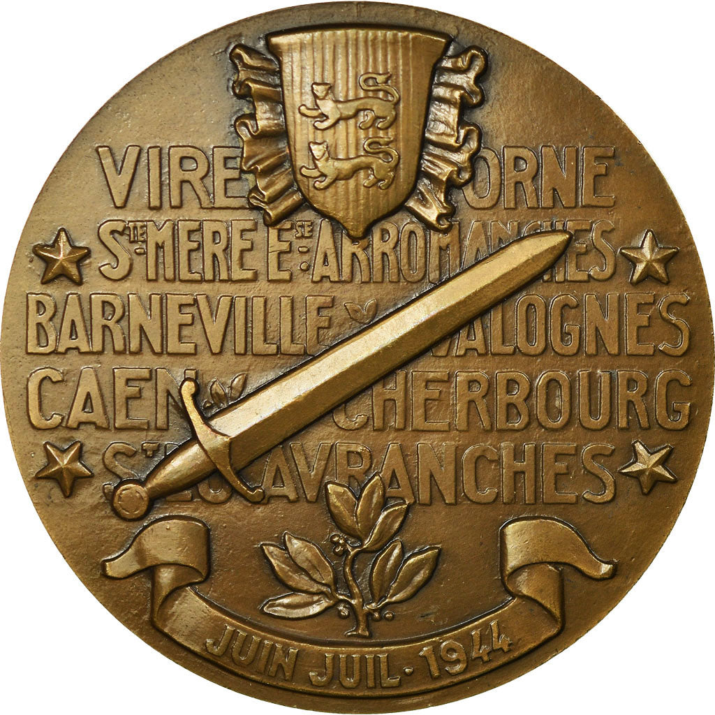 France, Medal, Seconde Guerre Mondiale, Victoire de Normandie, 1944, MS(63)
