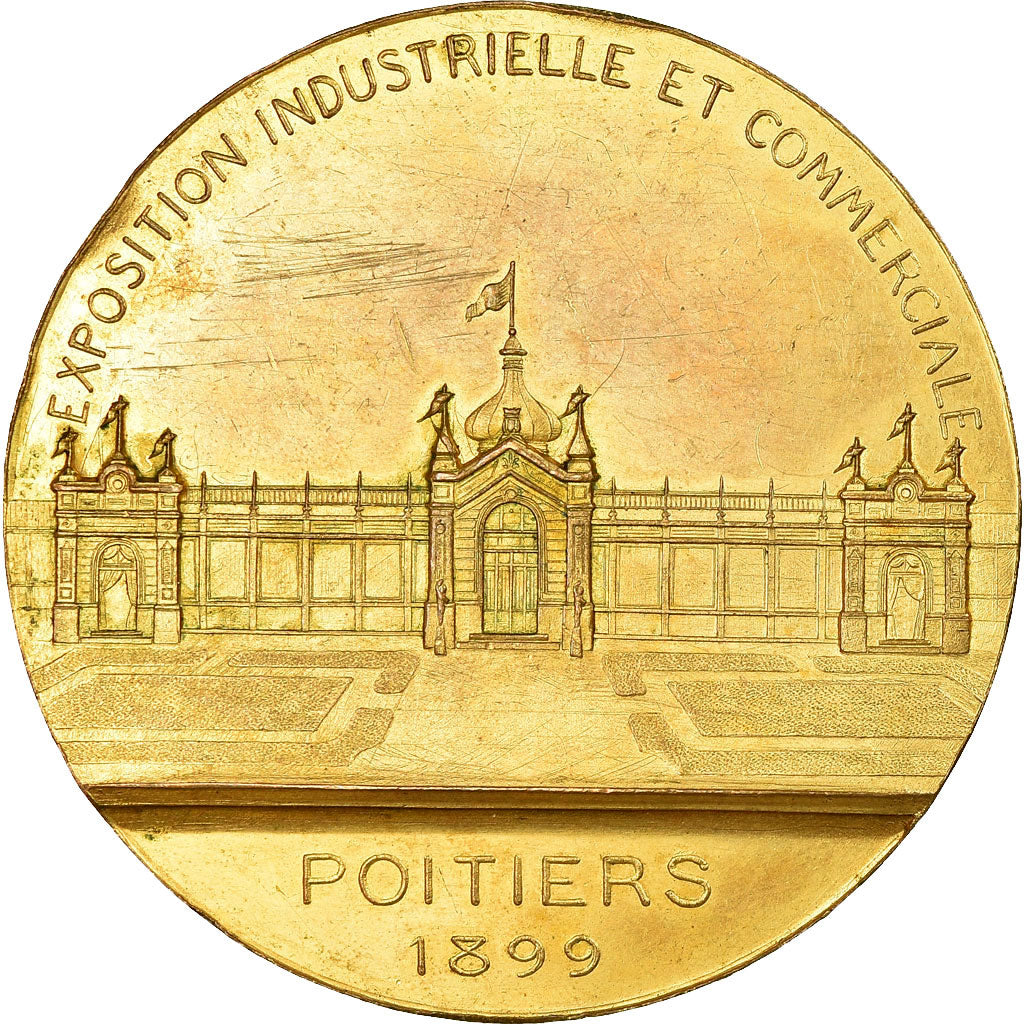 Francia, medaglia, Exposition Industrielle et Commerciale de Poitiers, 1899
