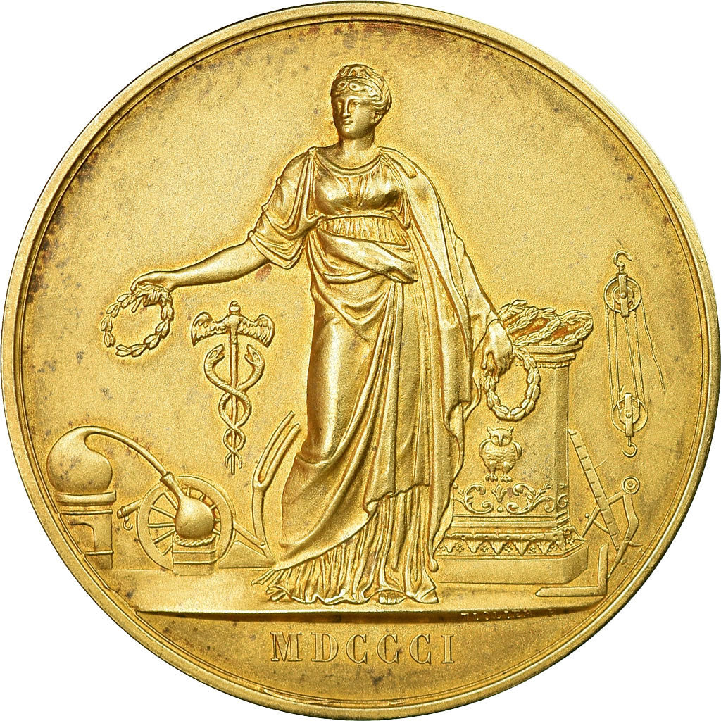 Frankreich, Medaille, Encouragement pour l'Industrie, Dépopulation des