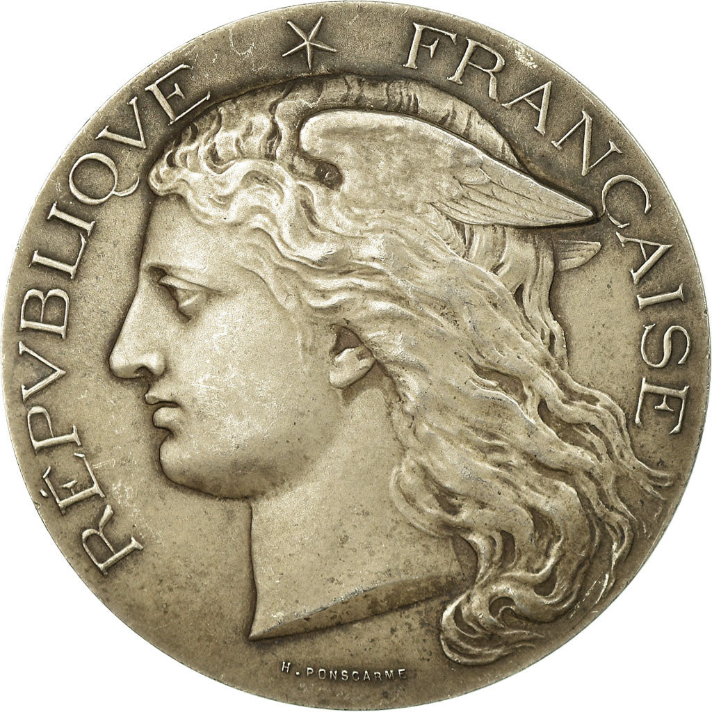 France, Médaille, Vaccine, Docteur Missonnier, 1899, Ponscarme, SUP+, Argent