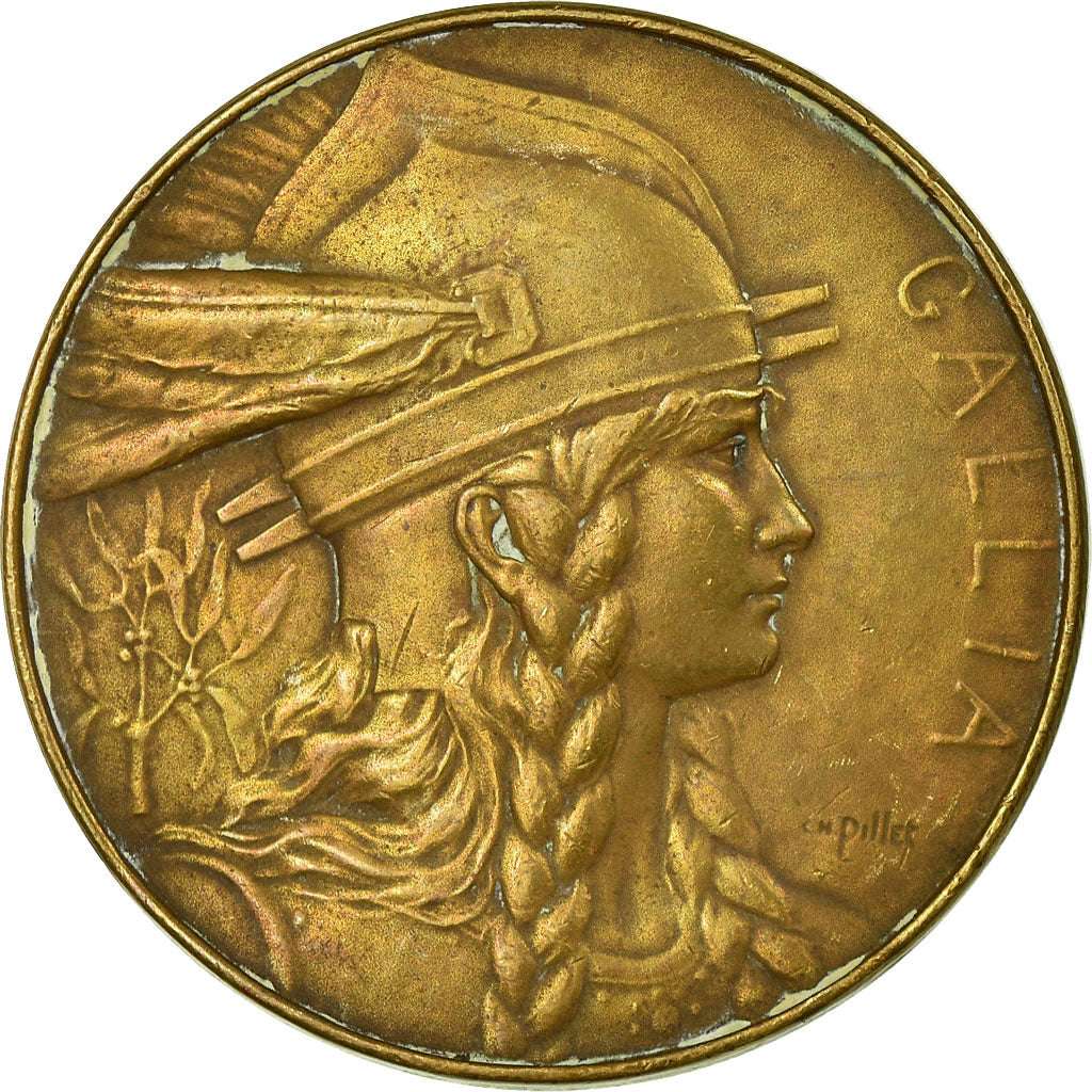 France, Médaille, Gallia, Léon Meyer, Député-Maire du Havre, Pillet, TTB