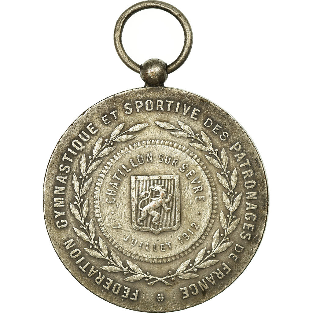 France, Médaille, Fédération Gymnastique des Patronages de France, Chatillon