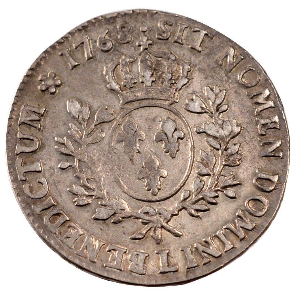 FRANCE, Écu au bandeau, ECU, 1768, Bayonne, KM #512.12, VF(30-35), Silver, ...