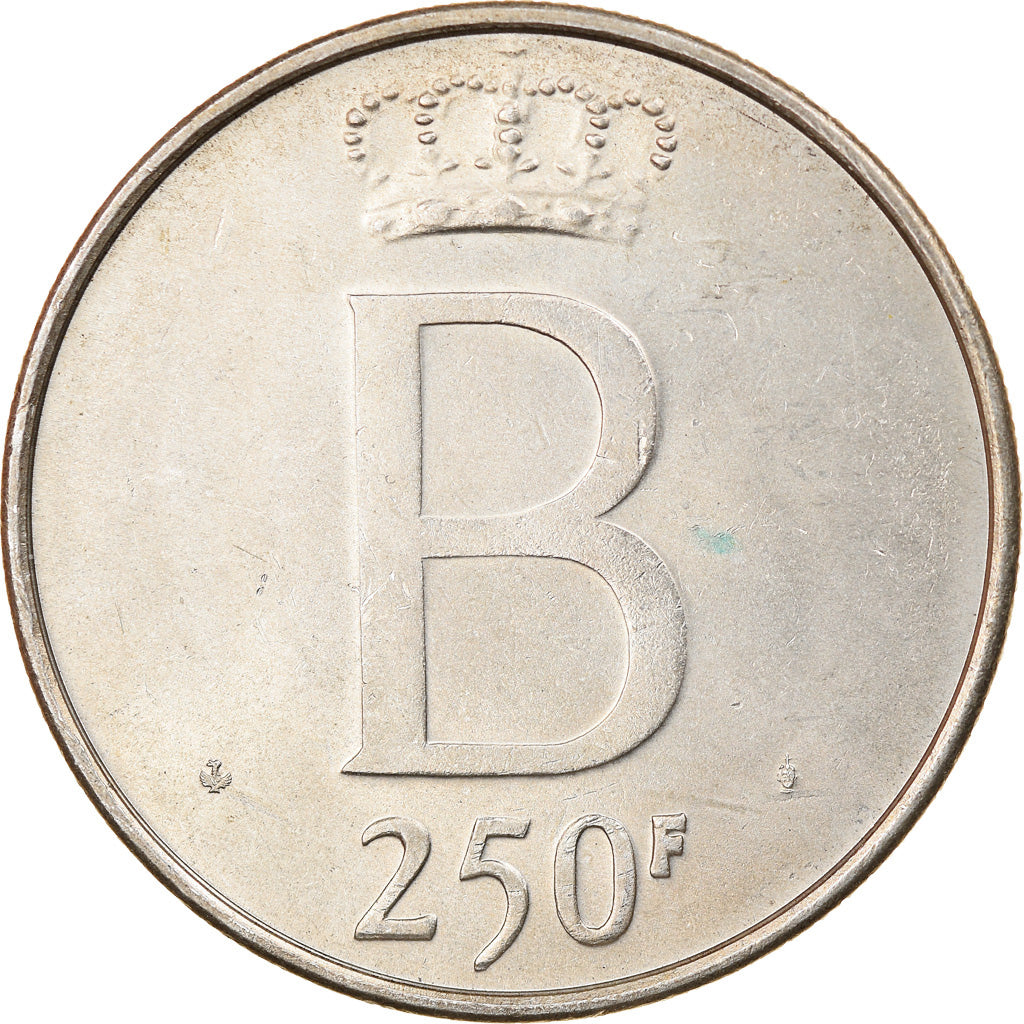 Coin, Belgium, 250 Francs, 250 Frank, 1976, AU(50-53), Silver, KM:157.1