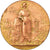 Francia, medalla, 18ème Exposition Nationale du Travail, 1911, Massonnet, MBC