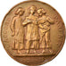 França, Medal, Education, Chant, Concours de Dictée, Paris, 1884, Dupuis.D
