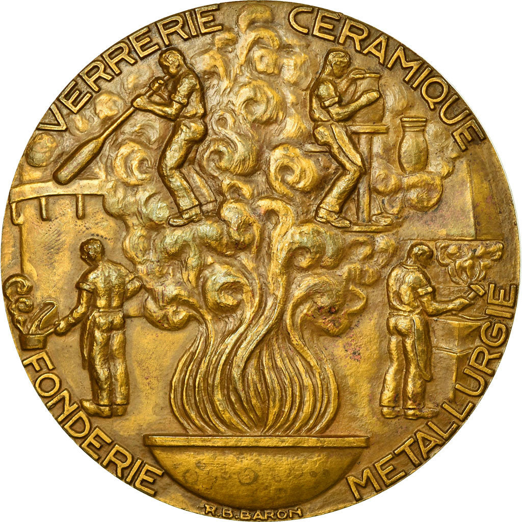 France, Médaille, Verrerie, Céramique, Fonderie, Métallurgie, Business &