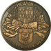 France, Medal, Folklore, Picardie, Boulogne sur Mer, 1982, Crouzat, MS(63)